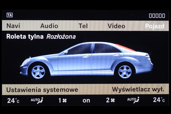 Mercedes COMAND APS NTG3.0 Tłumaczenie nawigacji - Polskie menu